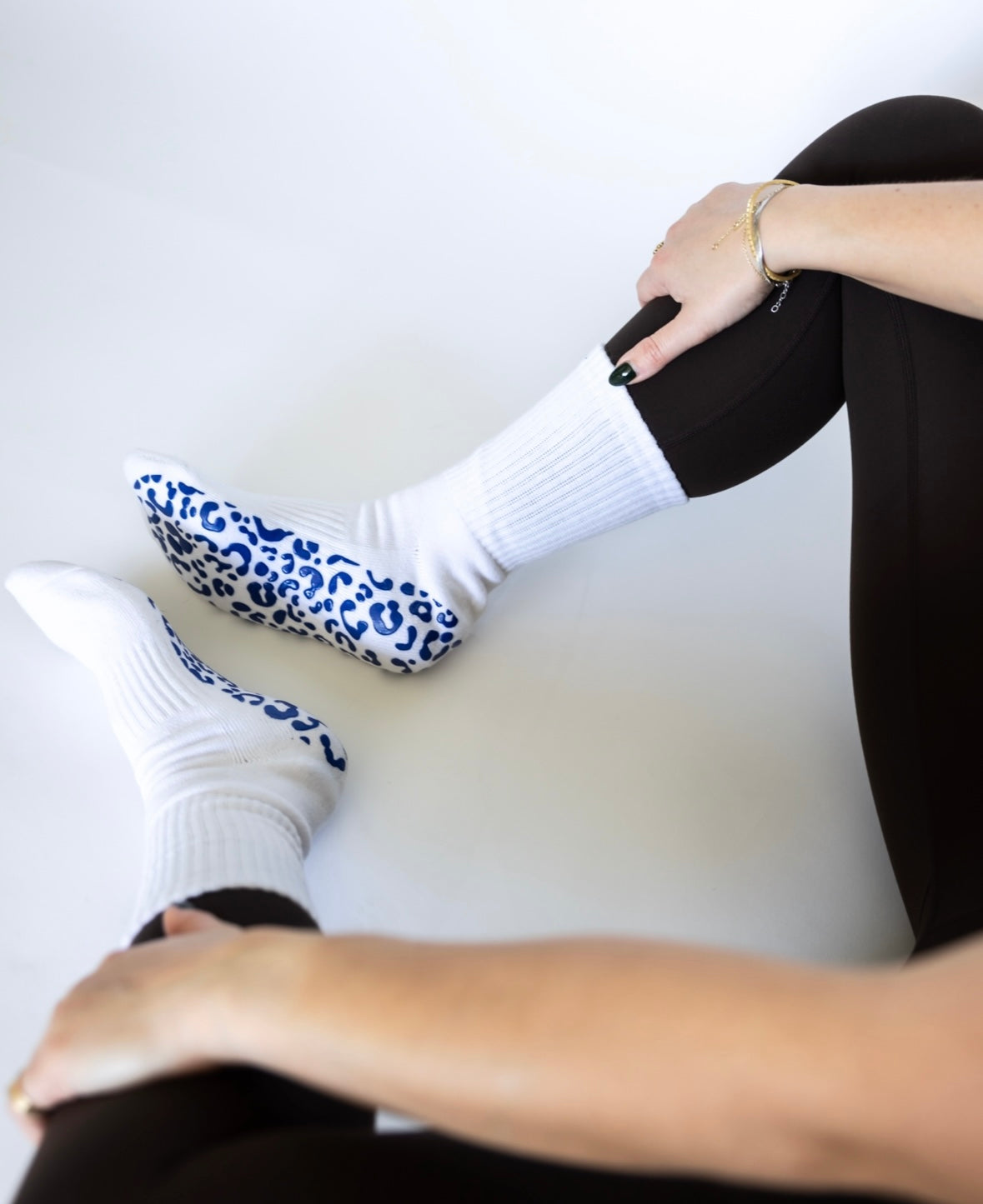 BLUE LEOPARD - WHITE CREW
