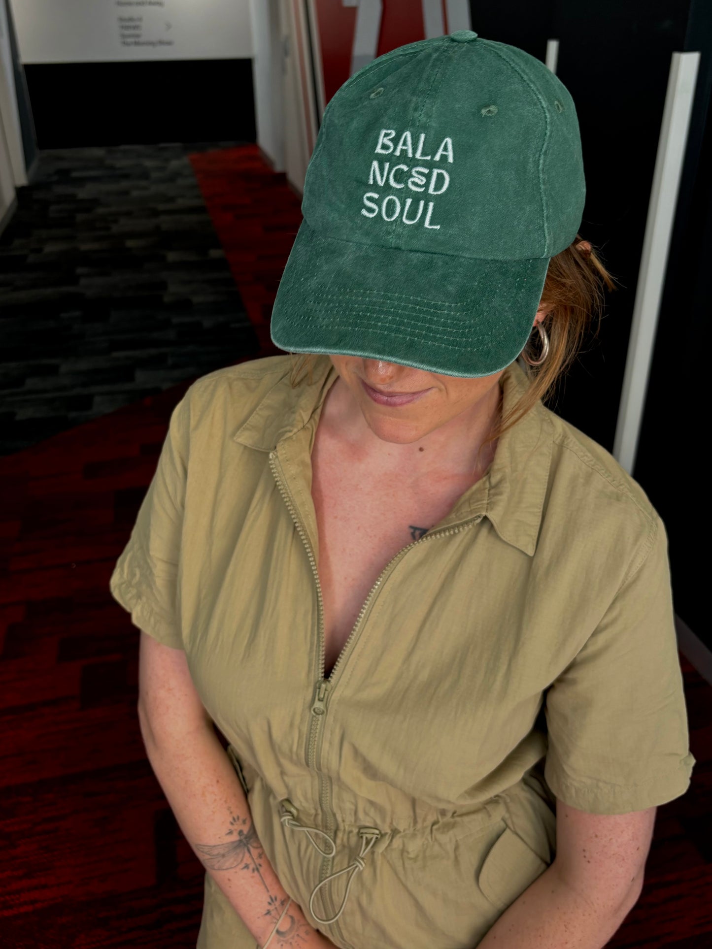 BALANCED SOUL VINTAGE GREEN CAP